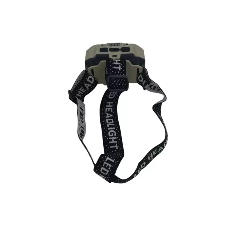 چراغ‌پیشانی HX‑816S روی سر کوهنورد در شب