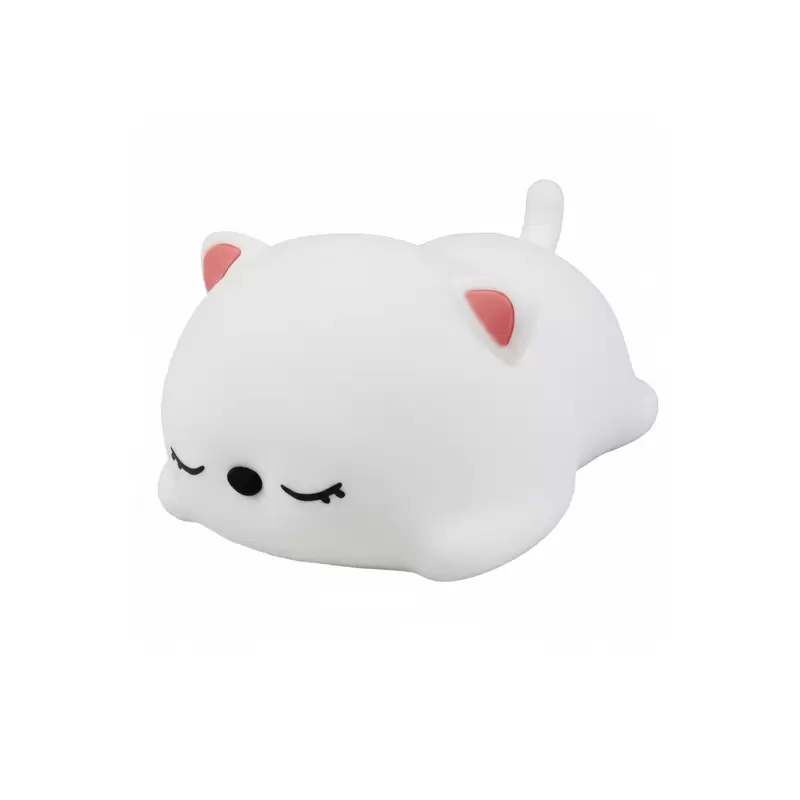 چراغ خواب سیلیکونی طرح گربه خروپف‌کن مدل WH-A17