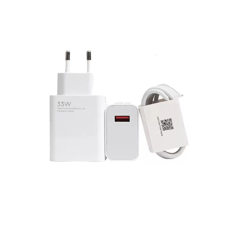 کابل و کلگی شارژر XIAOMI مدل 33W