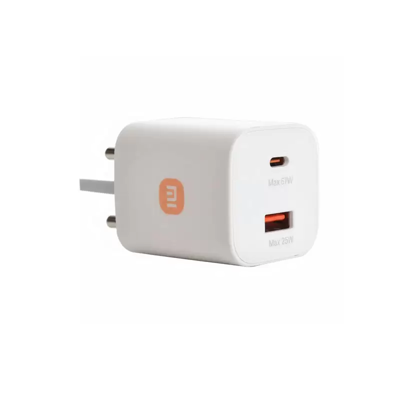 کابل و کلگی شارژر XIAOMI مدل 67W