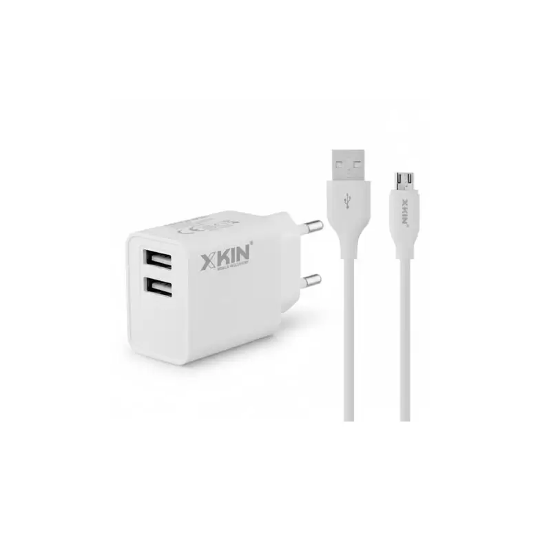 شارژر دیواری ایکس کین مدل XK-HC09 به همراه کابل تبدیل لایتنینگ