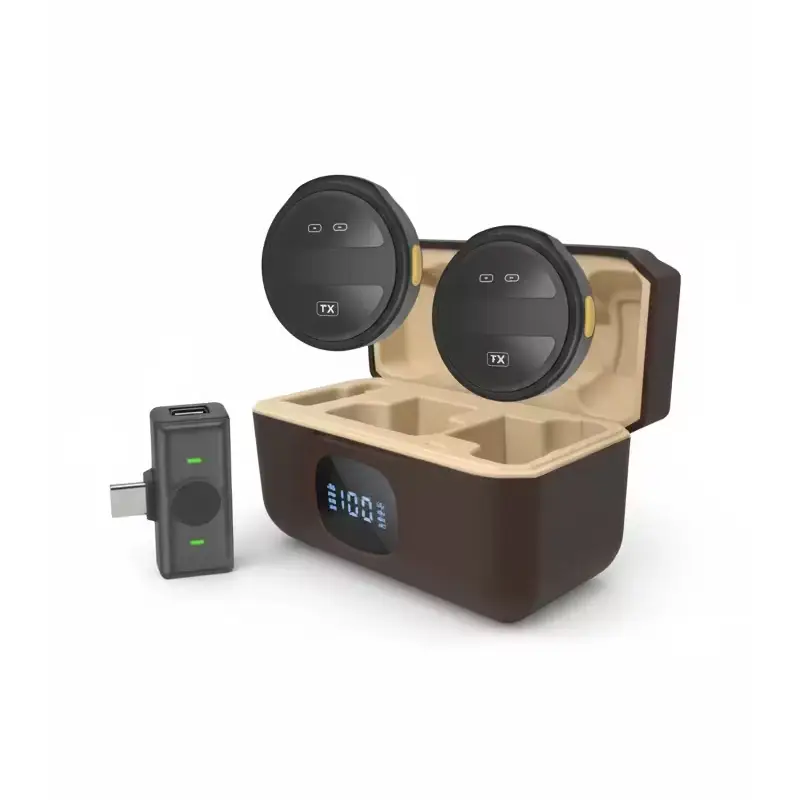 میکروفون بی سیم یقه ای مدل 2.4G