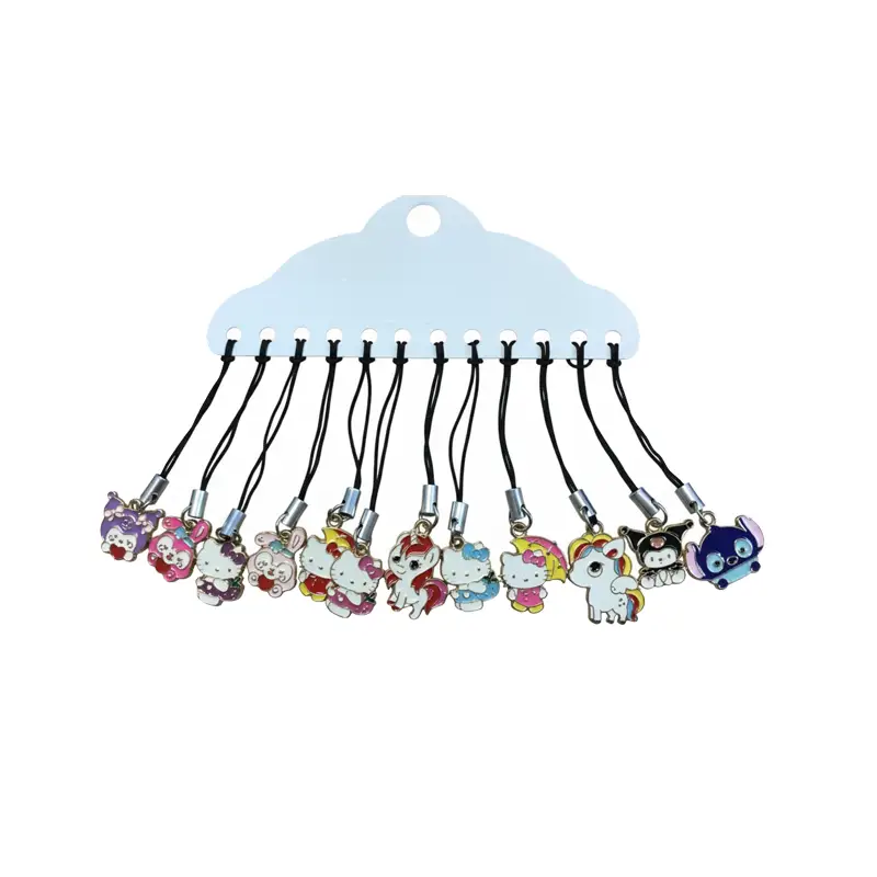 خرید آویز شیشه‌ای اکلیلی و شخصیت کارتونی رنگی