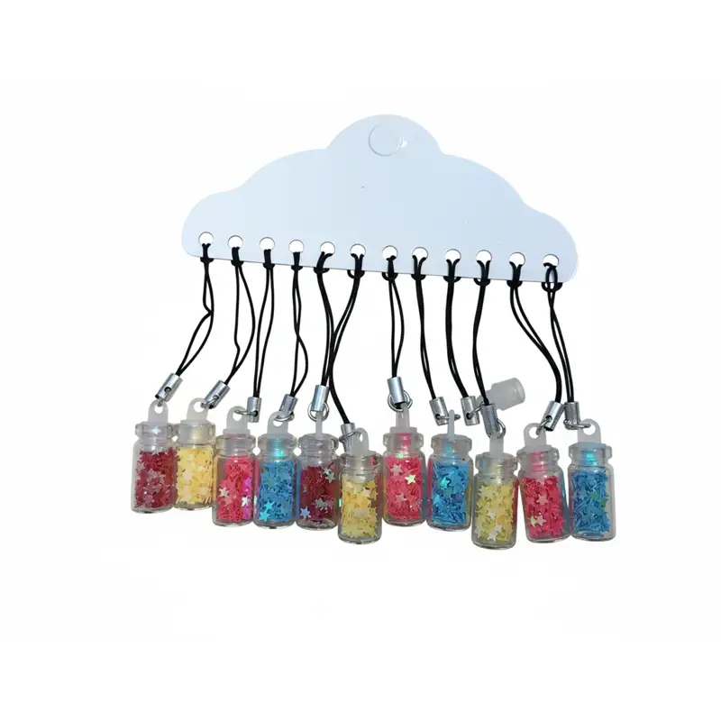 خرید آویز شیشه‌ای اکلیلی و شخصیت کارتونی رنگی